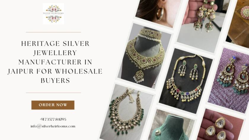 Heritage Silver Jewellery Manufacturer in Jaipur for Wholesale Buyers