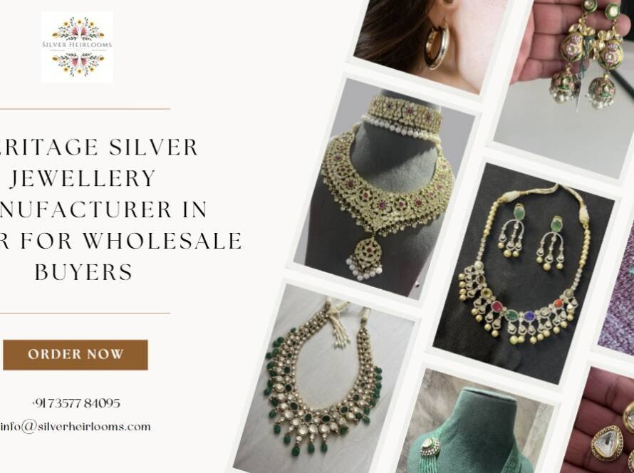 Heritage Silver Jewellery Manufacturer in Jaipur for Wholesale Buyers