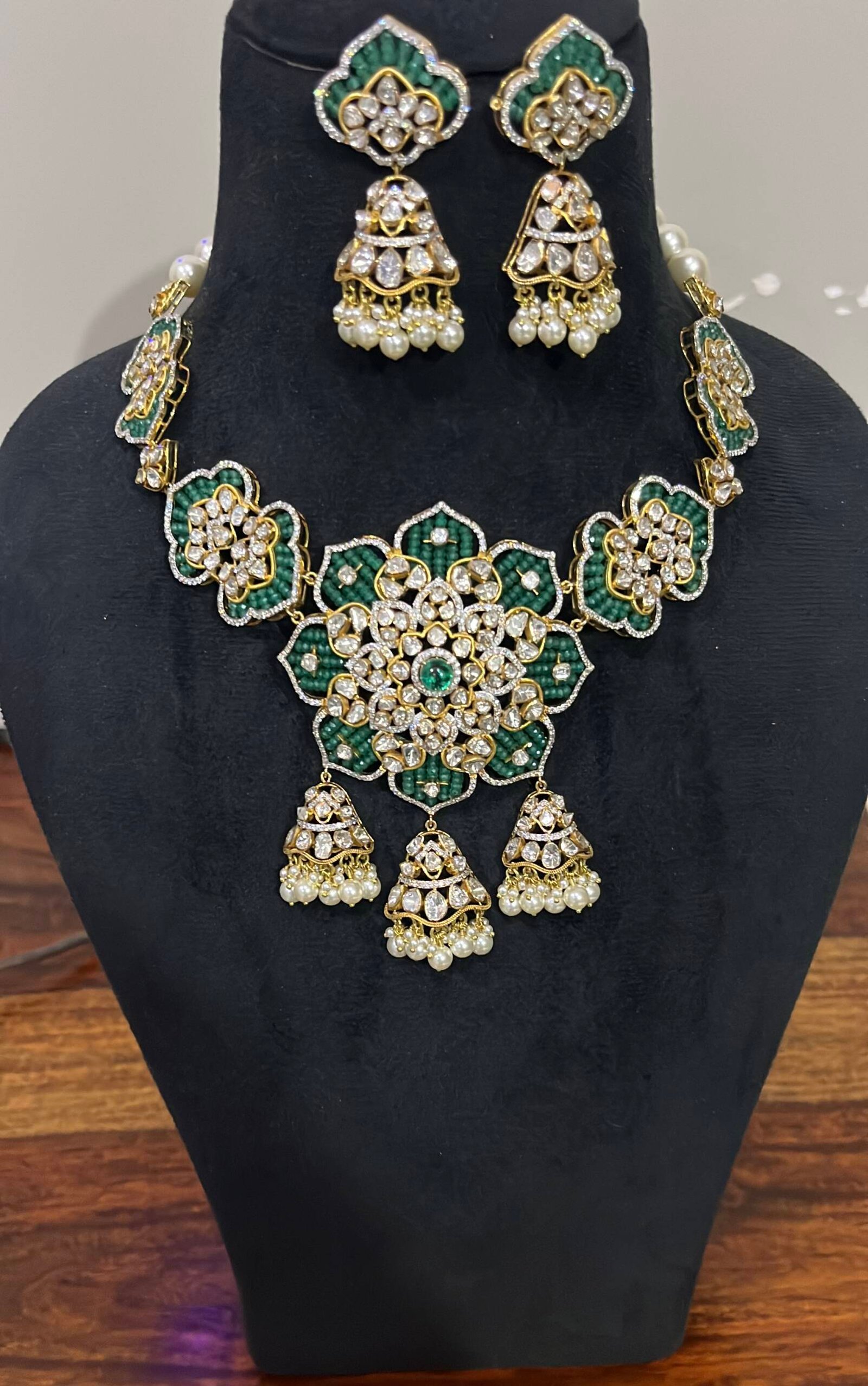 Moissanite and Polki