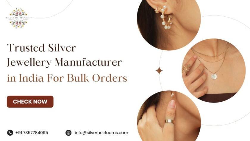 Trusted Silver Jewellery Manufacturer in India For Bulk Orders