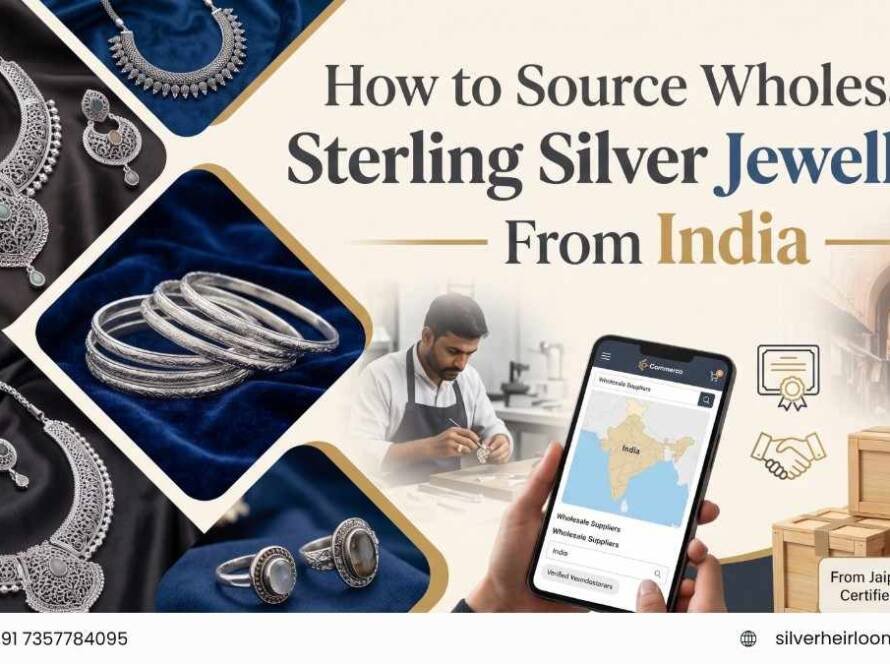 How to Source Wholesale Sterling Silver Jewellery From India